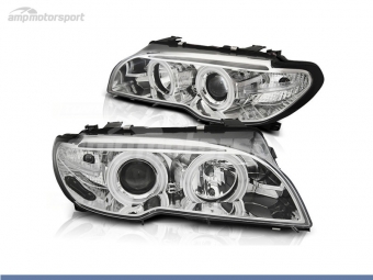 FAROS DELANTEROS OJOS DE ANGEL CCFL PARA BMW SERIE 3 E46 / COUPE / CABRIO