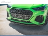 SPOILER LIP DIANTEIRO DESCONTINUADO AUDI RSQ3 F3 PRETO FOSCO