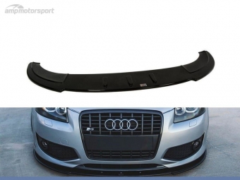 SPOILER DELANTERO DESCATALOGADO AUDI S3 8P NEGRO BRILLO