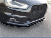 SPOILER LIP DIANTEIRO DESCONTINUADO AUDI S4 B8 PRETO FOSCO