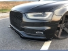 SPOILER LIP DIANTEIRO DESCONTINUADO AUDI S4 B8 PRETO FOSCO