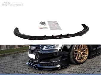 SPOILER DELANTERO DESCATALOGADO AUDI S8 D4 NEGRO BRILLO