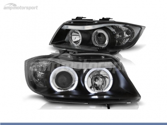 FAROS DELANTEROS OJOS DE ANGEL PARA BMW SERIE 3 E90 / E91 / BERLINA / TOURING