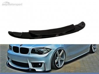 SPOILER DELANTERO BMW 1 E87 LOOK M1 NEGRO BRILLO