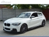 SPOILER LIP DIANTEIRO DESCONTINUADO BMW 1 F20/F21 PRETO FOSCO