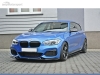 SPOILER LIP DIANTEIRO DESCONTINUADO BMW 1 F20/F21 PRETO FOSCO