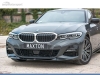 SPOILER DELANTERO DESCATALOGADO BMW 3 G20 NEGRO BRILLO
