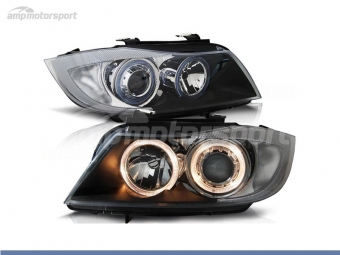 FAROIS DIANTEIROS ANGEL EYE PARA BMW SERIE 3 E90 / E91 / BERLINA / TOURING