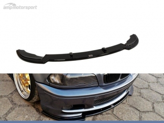 SPOILER DELANTERO BMW 3 E46 COUPE/CABRIO NEGRO BRILLO