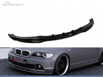 SPOILER LIP DIANTEIRO DESCONTINUADO BMW 3 E46 COUPE FACELIFT MODEL PRETO FOSCO