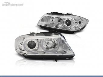 FAROS DELANTEROS OJOS DE ANGEL LED 3D PARA BMW SERIE 3 E90 / E91 / BERLINA / TOURING