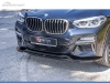 SPOILER LIP DIANTEIRO BMW X4 G02 PRETO BRILHANTE