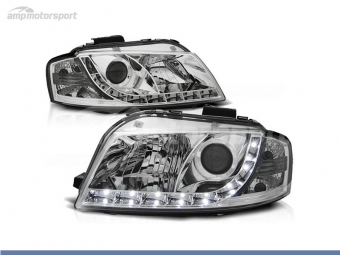 FAROS DELANTEROS LUZ DIURNA LED PARA AUDI A3 8P / 8PA