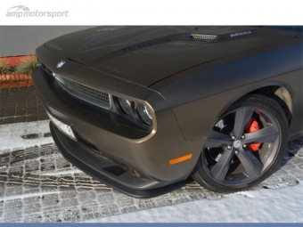 SPOILER DELANTERO DESCATALOGADO DODGE CHALLENGER MK3 NEGRO BRILLO