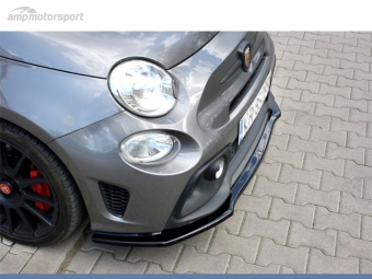 SPOILER LIP DIANTEIRO DESCONTINUADO FIAT 500 ABARTH PRETO BRILHANTE