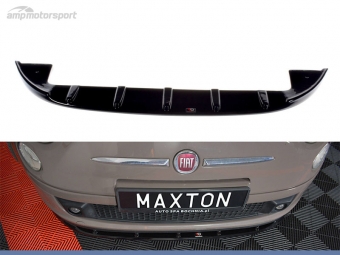SPOILER LIP DIANTEIRO DESCONTINUADO FIAT 500 PRETO FOSCO