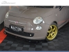 SPOILER LIP DIANTEIRO DESCONTINUADO FIAT 500 PRETO FOSCO