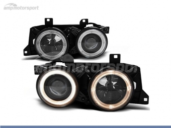 FAROS DELANTEROS OJOS DE ANGEL PARA BMW SERIE 5 E34 / BERLINA / TOURING