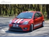 SPOILER DELANTERO DESCATALOGADO FORD FIESTA MK6 LOOK CARBONO