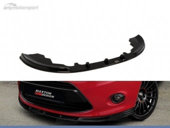 SPOILER LIP DIANTEIRO DESCONTINUADO FORD FIESTA MK7 PRETO FOSCO