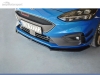 SPOILER LIP DIANTEIRO DESCONTINUADO FORD FOCUS ST / ST-LINE MK4 PRETO FOSCO
