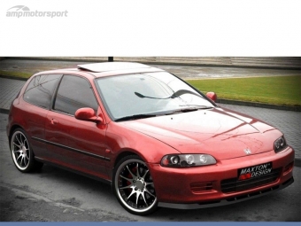 SPOILER DELANTERO DESCATALOGADO HONDA CIVIC MK5 NEGRO BRILLO