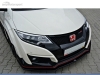 SPOILER DELANTERO HONDA CIVIC MK9 TYPE R NEGRO BRILLO