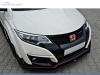 SPOILER LIP DIANTEIRO DESCONTINUADO HONDA CIVIC MK9 TYPE R PRETO BRILHANTE