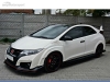 SPOILER LIP DIANTEIRO DESCONTINUADO HONDA CIVIC MK9 TYPE R PRETO FOSCO