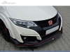 SPOILER LIP DIANTEIRO DESCONTINUADO HONDA CIVIC MK9 TYPE R LOOK CARBONO