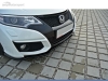 SPOILER LIP DIANTEIRO DESCONTINUADO HONDA CIVIC MK9 PRETO FOSCO