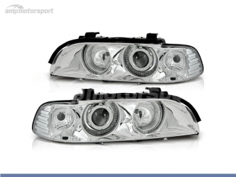 FAROS DELANTEROS OJOS DE ANGEL PARA BMW SERIE 5 E39 / BERLINA / TOURING