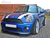 SPOILER LIP DIANTEIRO DESCONTINUADO MINI COOPER R56 JCW PRETO FOSCO