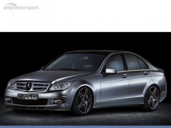 SPOILER LIP DIANTEIRO DESCONTINUADO MERCEDES C W204 LOOK CARBONO