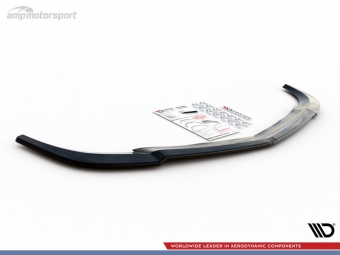 SPOILER LIP DIANTEIRO DESCONTINUADO MERCEDES C W204 PRETO BRILHANTE