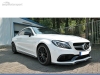 SPOILER LIP DIANTEIRO DESCONTINUADO MERCEDES C C205 63 AMG COUPE PRETO FOSCO