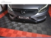 SPOILER LIP DIANTEIRO DESCONTINUADO MERCEDES C W205 COUPE PRETO FOSCO
