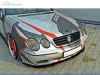 SPOILER LIP DIANTEIRO DESCONTINUADO MERCEDES CL C215 PRETO FOSCO