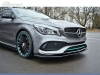 SPOILER DELANTERO MERCEDES CLA C117 45 NEGRO BRILLO