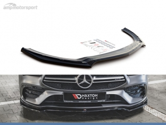 SPOILER LIP DIANTEIRO DESCONTINUADO MERCEDES CLA C118 35 AMG AERO PRETO FOSCO