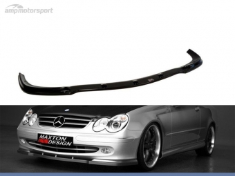 SPOILER DELANTERO MERCEDES CLK W209 NEGRO BRILLO