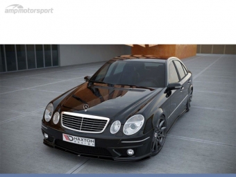 SPOILER LIP DIANTEIRO DESCONTINUADO MERCEDES E W211 AMG PRETO FOSCO