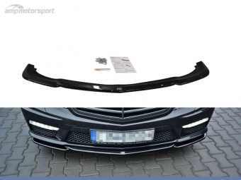 SPOILER LIP DIANTEIRO DESCONTINUADO MERCEDES E W212 E63 AMG PRETO FOSCO