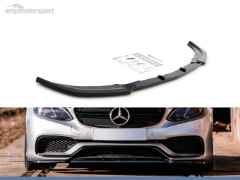 SPOILER LIP DIANTEIRO DESCONTINUADO MERCEDES E W212 E63 AMG PRETO FOSCO