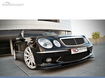 SPOILER LIP DIANTEIRO DESCONTINUADO MERCEDES E W211 AMG PRETO FOSCO