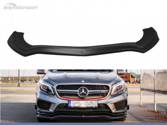 SPOILER LIP DIANTEIRO DESCONTINUADO MERCEDES GLA 45 X156 AMG PRETO FOSCO