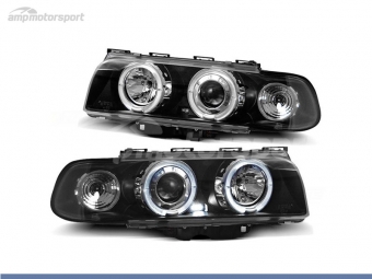 FAROIS DIANTEIROS ANGEL EYE PARA BMW SERIE 7 E38