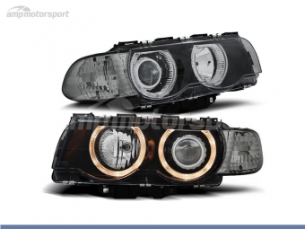 FAROIS DIANTEIROS ANGEL EYE PARA BMW SERIE 7 E38