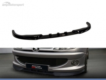 SPOILER LIP DIANTEIRO DESCONTINUADO PEUGEOT 206 PRETO FOSCO