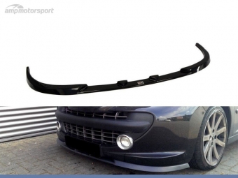 SPOILER LIP DIANTEIRO DESCONTINUADO PEUGEOT 207 PRETO FOSCO